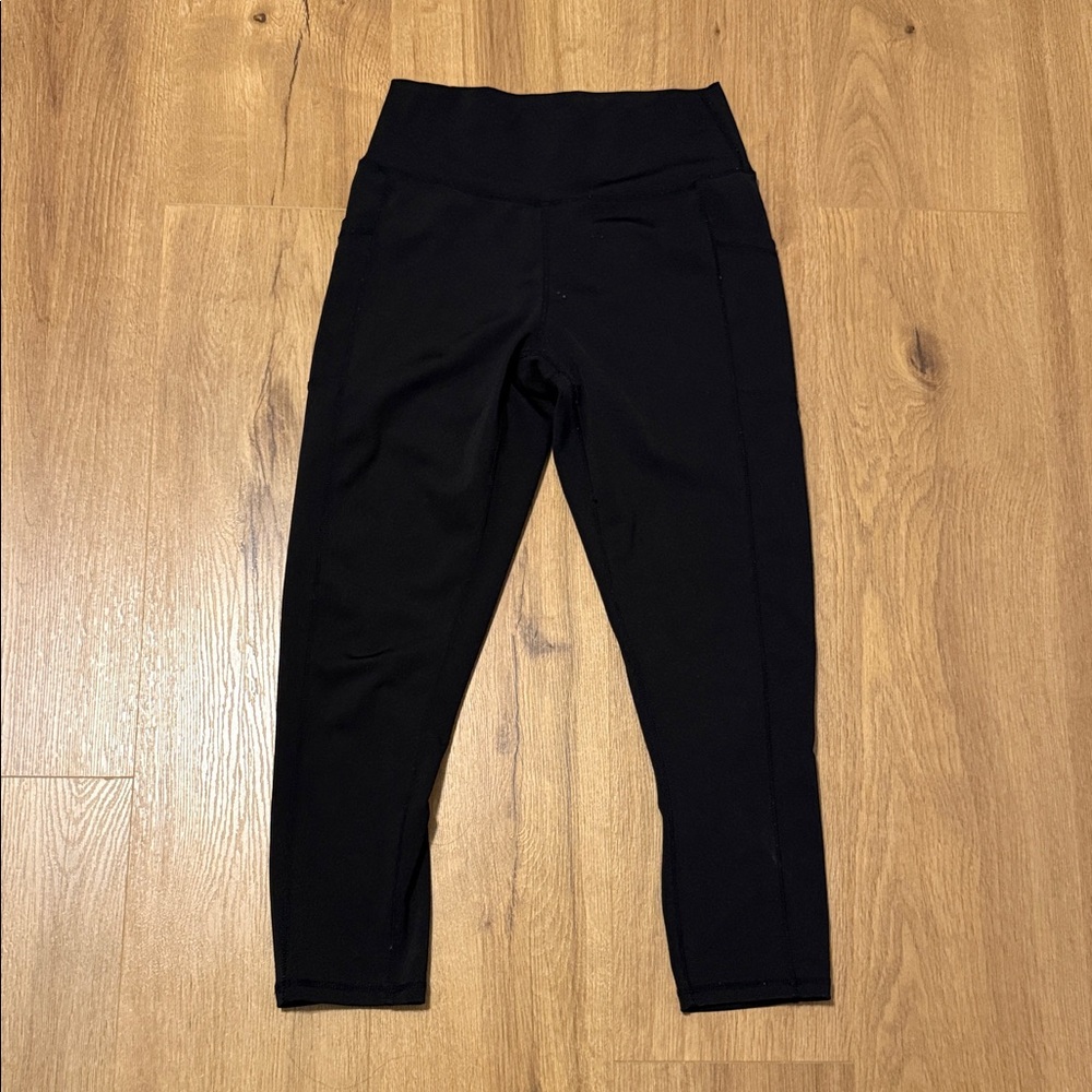 Women's Black High-Rise Performance Leggings